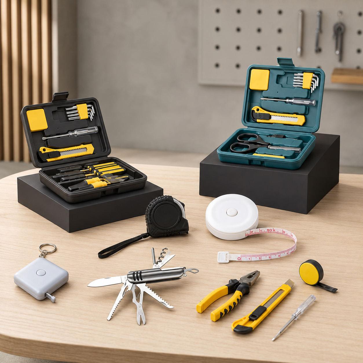 Kits de ferramentas e acessórios personalizados